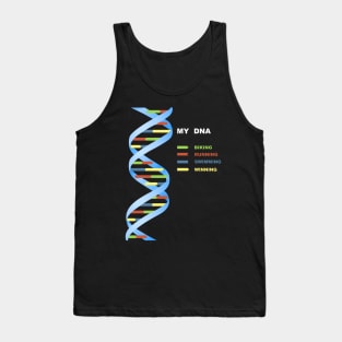 My DNA Triathlon Triathlete Swim Bike Run Tank Top